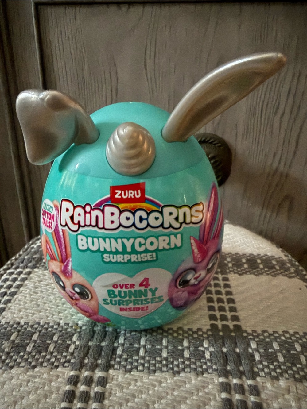 ZURU Rainbocorns Bunnycorn Surprise Toy - Teal with Gold Accents